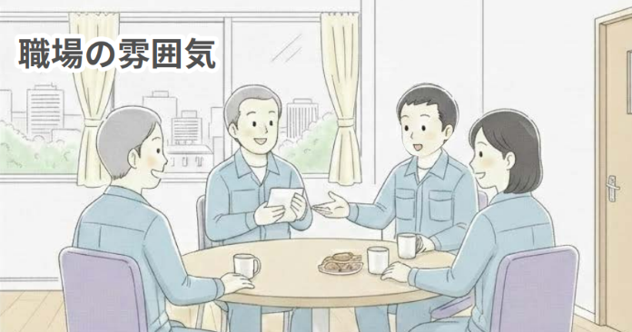 職場の雰囲気のイメージ