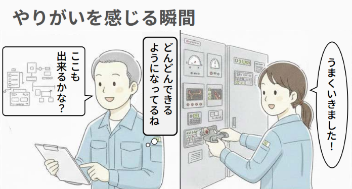 やりがいを感じる瞬間のイメージ