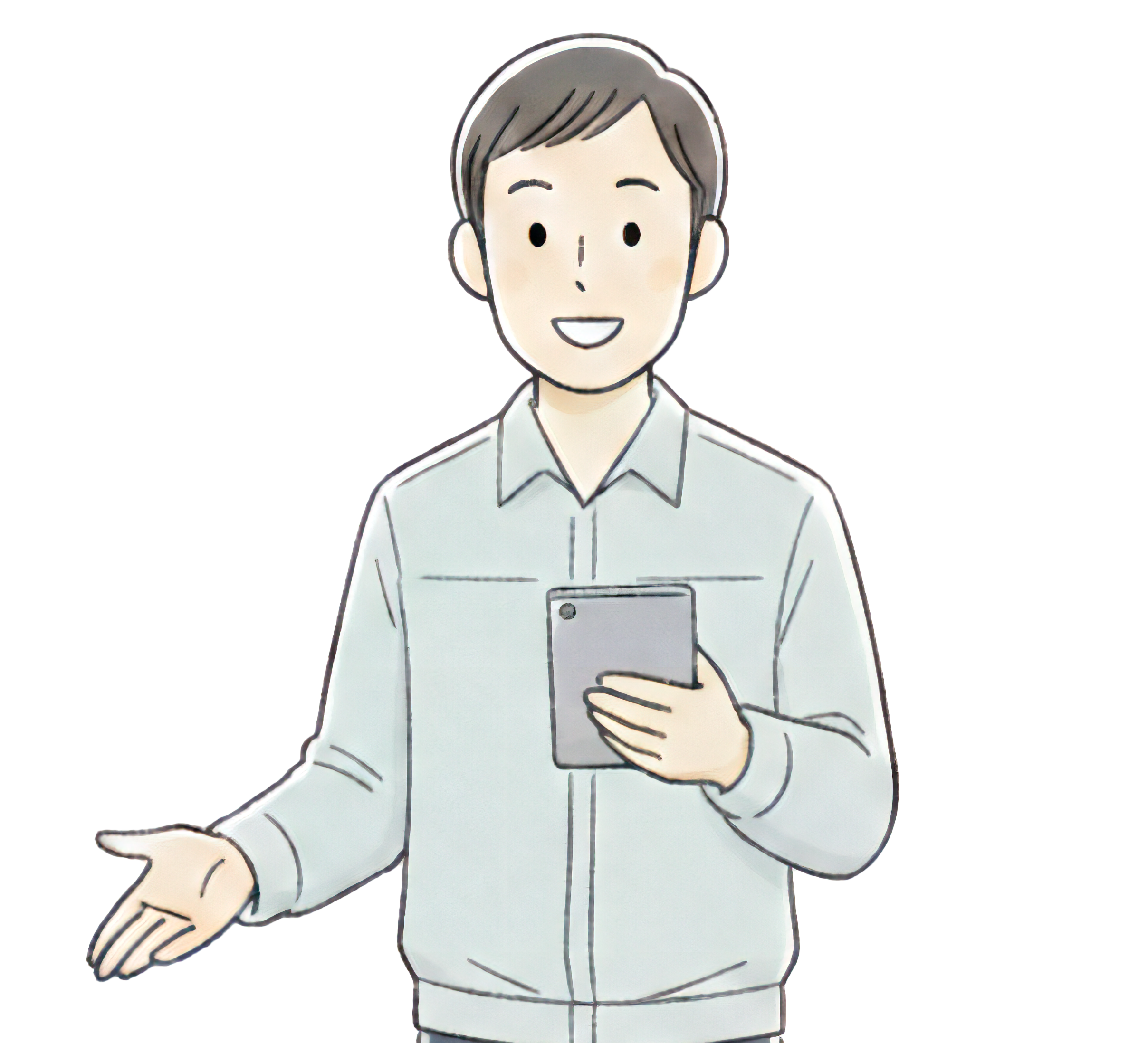 マネージャーの方のイラスト